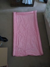 Pink Firm Plastic Changing Mat 26"X48"