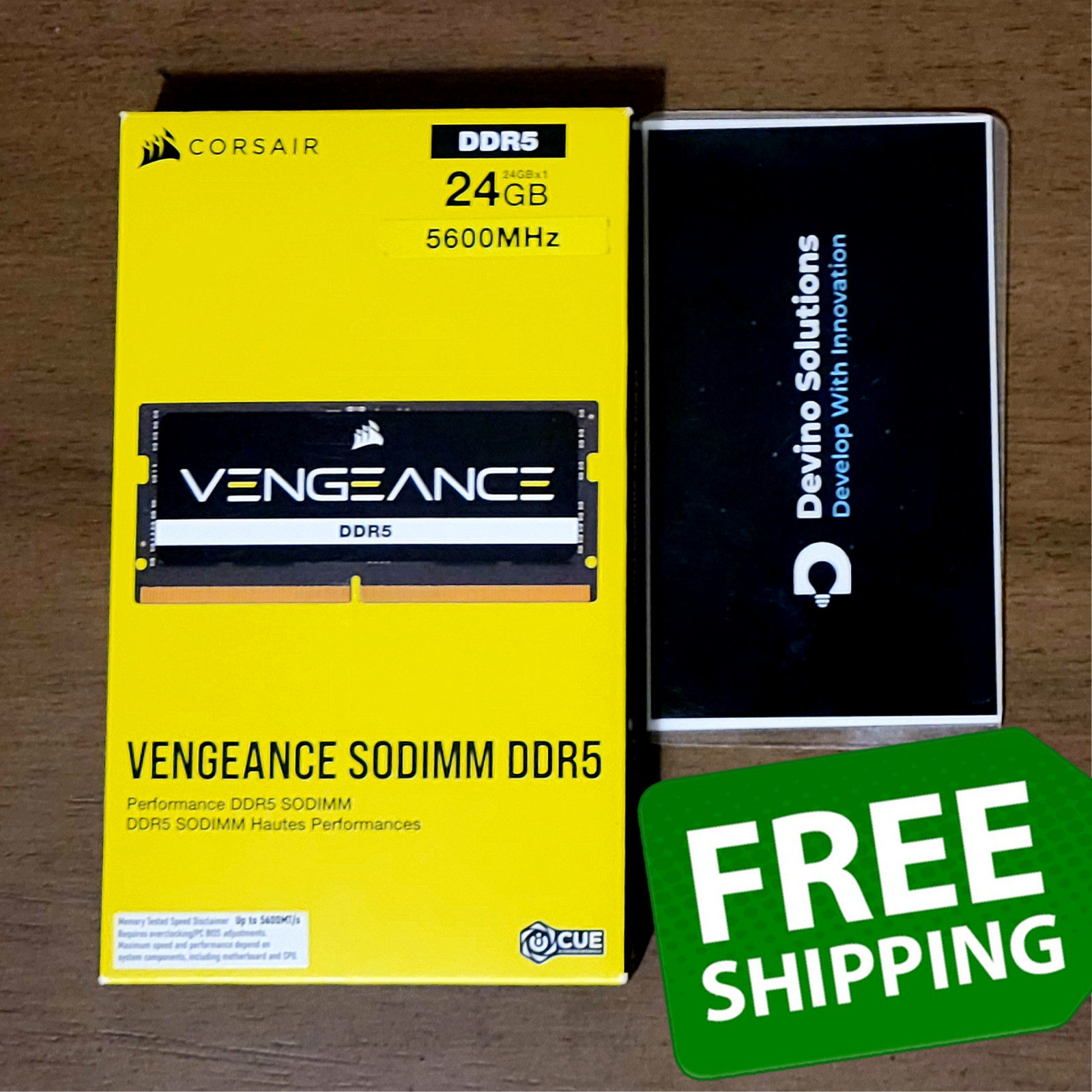 CORSAIR Vengeance 24GB 1x24 DDR5 5600MHz RAM Memory Upgrade Laptops AMD INTEL