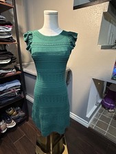 Sezane Melodie Dress Size Small NWOT. Beautiful Emerald Green, Holiday Perfect