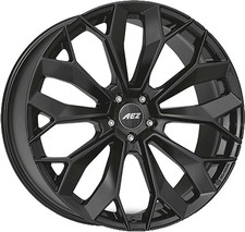 4x Alufelgen AEZ Leipzig black Black 9,5x22 ET37 LK5 112 22 Zoll Felgen Alu