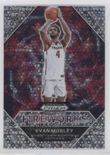 2021-22 Panini Prizm Draft Picks Fireworks Circles Prizm Evan Mobley #2 1b8