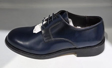 Wil Demulder Men's Derby Pythagoras Navy Blue Lace Up Shoes