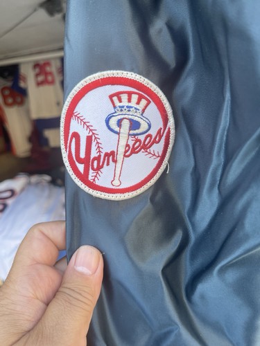 Vintage New York Yankees Authentic Satin Jacket Size Youth Large - Picture 4 of 5