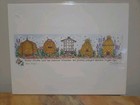 Bee Skeps Print Artist Susan Wallace Barnes,  Lifeguard Press 2001 — photo 2