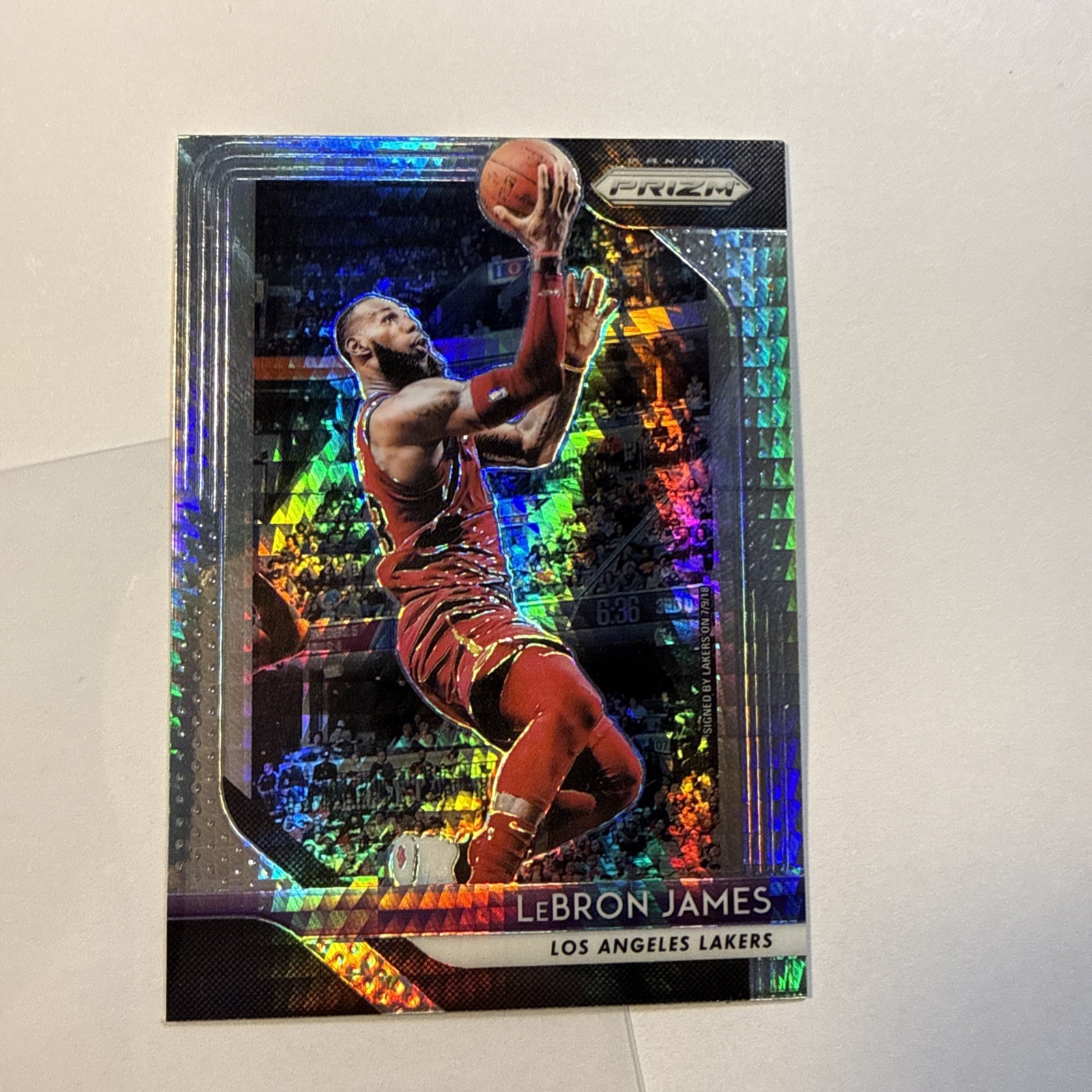 2018/19 Panini Prizm Lebron James #6 Hyper Cavs LA Lakers Basketball