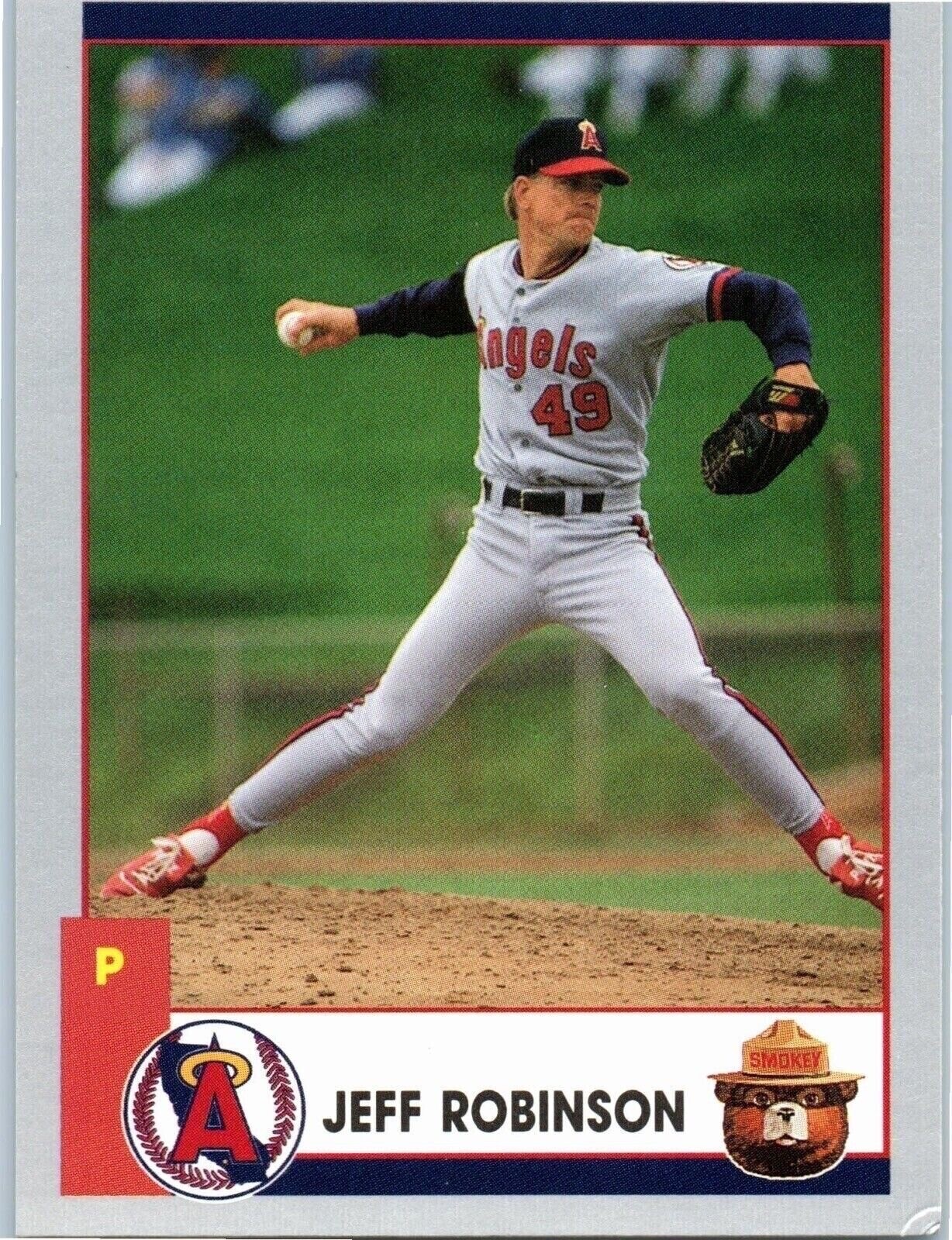 1991 Jeff Robinson 37 Pitcher 18 Baseball Sports Trading Card