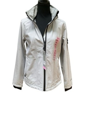 Free Country Women s Free Cycle Super Softshell Jacket Women s Small NWT Gray