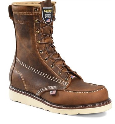 Carolina Boots Amp CA8012 8'' Soft Toe Wedge Made In USA Men's