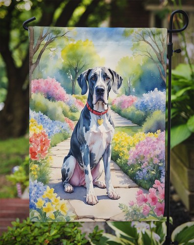 Caroline's Treasures Great Dane Spring Path Garden Flag DAC6643GF - 第 3/5 張圖片
