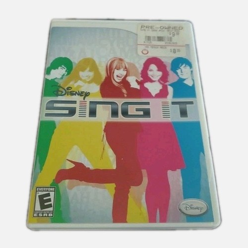 Sing It - Wii Disney Game - Nintendo Wii