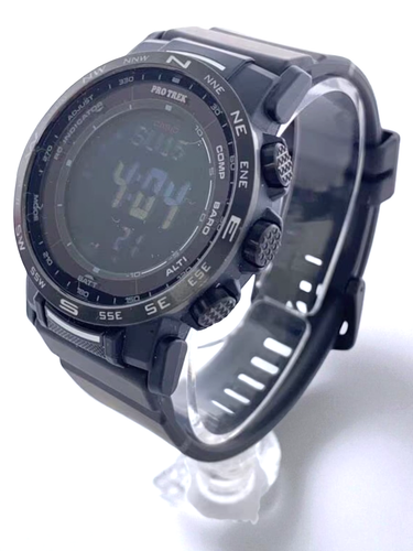 CASIO PRO TREK PRW-35Y-1BJF Black Climber Line Triple Solar Japan Used