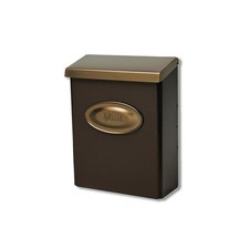 Gibraltar Mailboxes Steel Wall Mount Venetian Bronze Mailbox DMVKGVAM