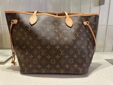 Louis Vuitton Neverfull Tote MM Brown Canvas