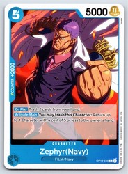 Zephyr (Navy) OP12-046 Legacy of the Master Common