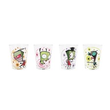 Invader Zim Characters 2-Ounce Mini Shot Glas...