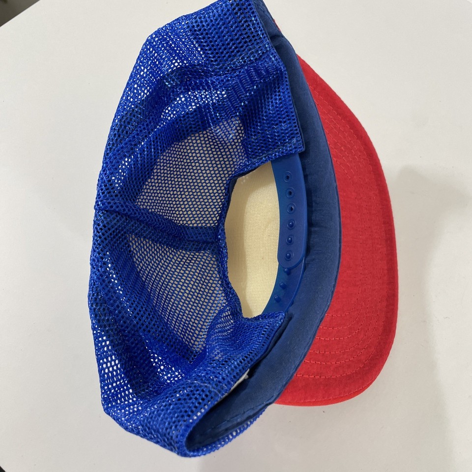 Vintage 1984 Olympics Los Angeles Snapback Trucker Hat Sam The Eagle ...