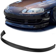Front Bumper Lip Splitter For 92-96 Lexus Sc300 Sc400 Coupe 2dr Black Pu Ws
