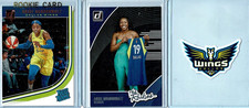 ARIKE OGUNBOWALE 2021 Panini Donruss WNBA RC/Insert 2-Card Lot 🏀 WINGS
