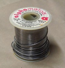 Alpha Metals Pure Core Wire Solder, Sn63Pb37, .050 Diameter, 13 oz