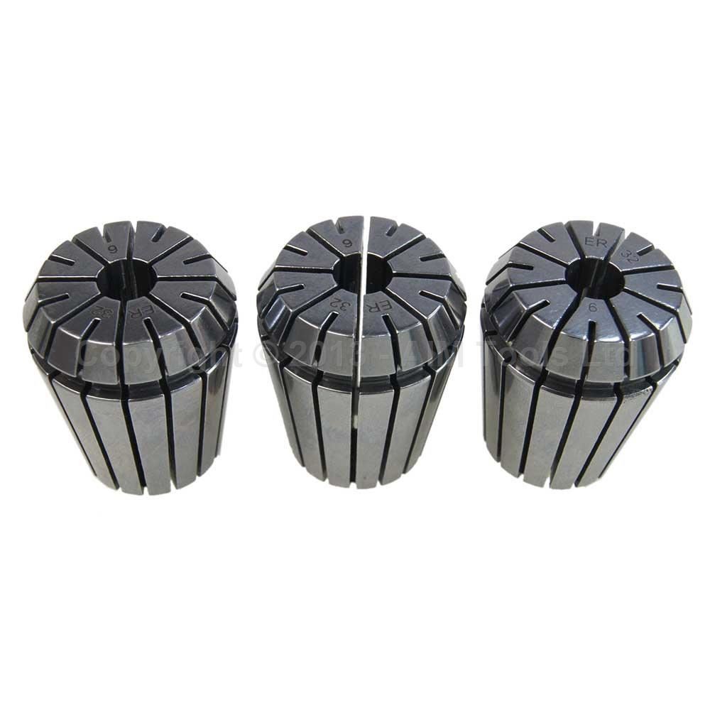 Premium ER32 Collet Chuck 9mm Set of 3 CNC Milling Precision Collets UK