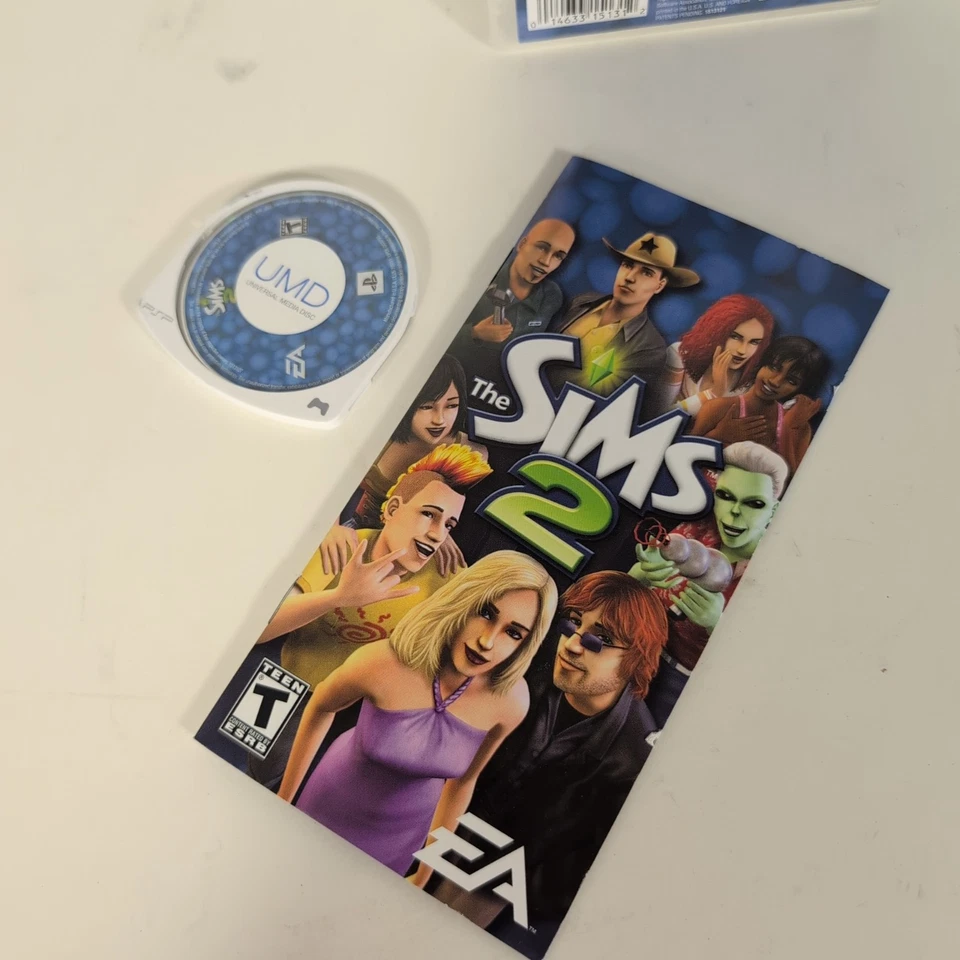 The Sims 2 PSP (2005) EA CIB Complete With Manual Case Disc Tested Working  - Image 4 of 4