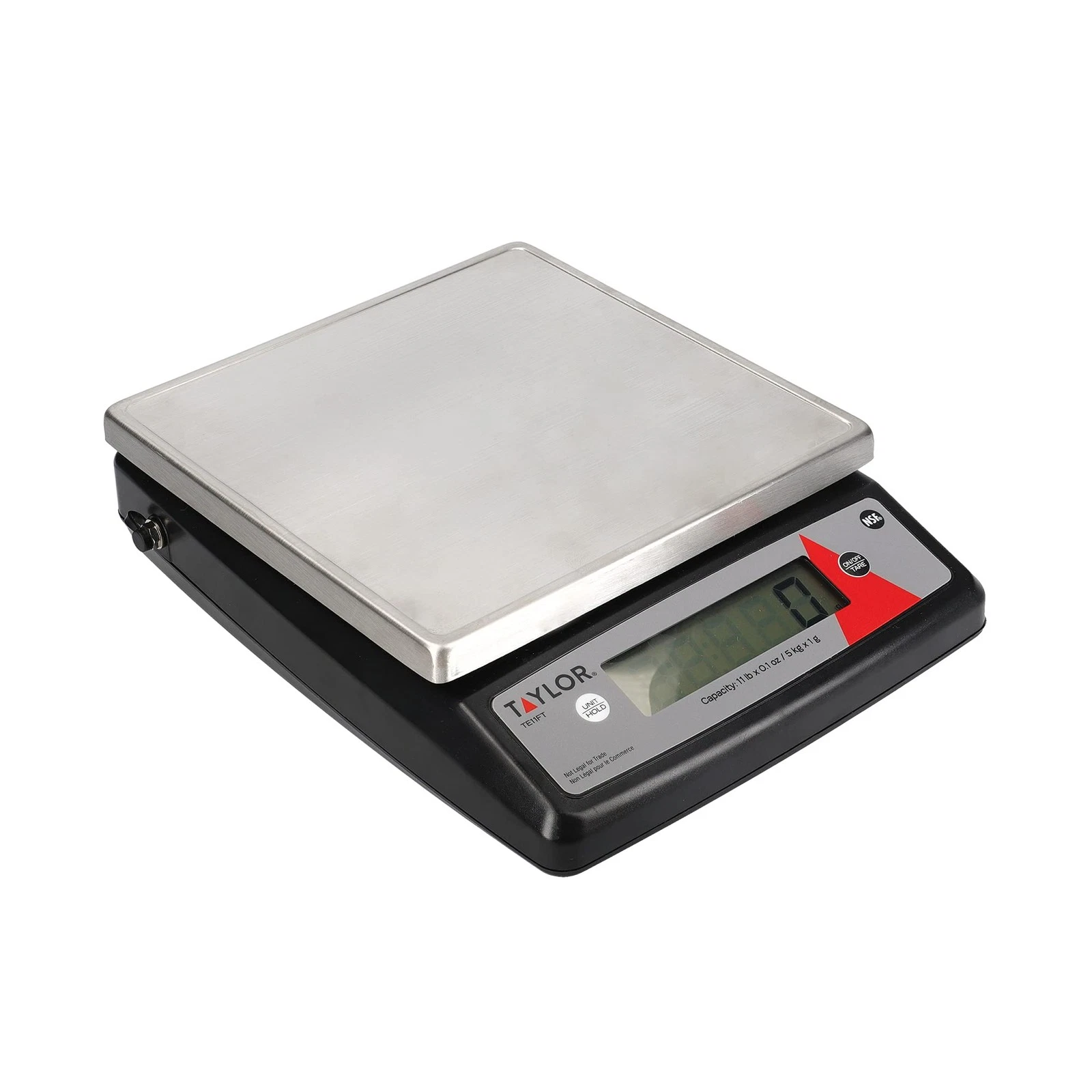 Taylor Digital Kitchen Scales, Commercial 2617.1 cubic centimeters, Black