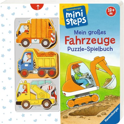 Ravensburger 31678 Ministeps Fahrzeuge Puzzle -Spielbuch 18 + Monate