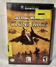 Star Wars: The Clone Wars (Nintendo GameCube, 2002) Manual & Original Case!