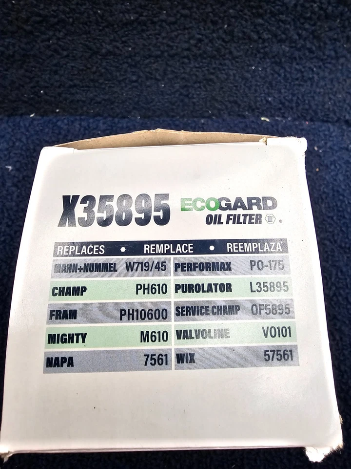 ECOGARD X35895:高级旋转式发动机机油过滤器适用于传统大众 — 第 3/4 张图片