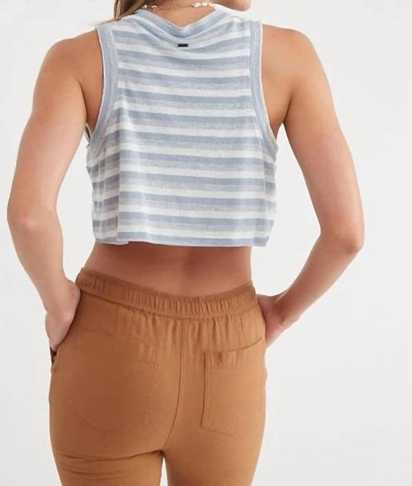 Camiseta sin mangas corta O'neill tejida con botones talla S Foto 4 de 4