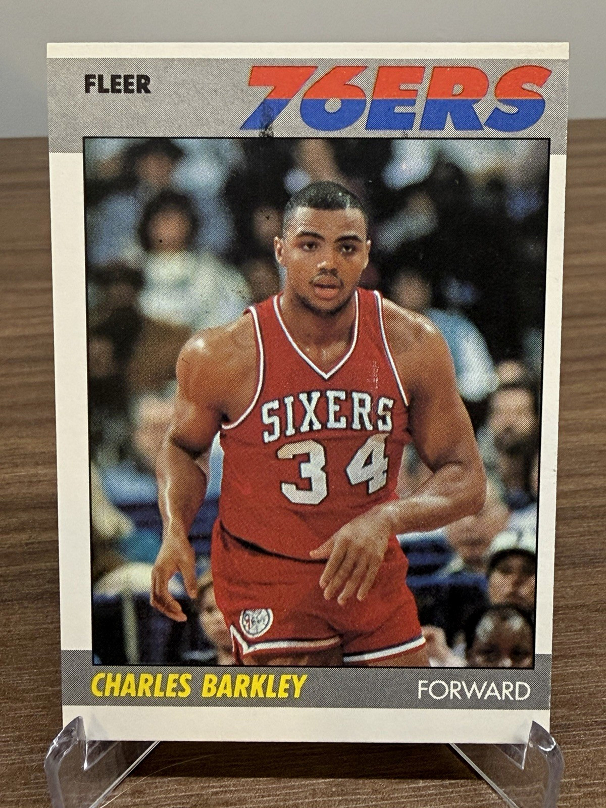 1987-88 Fleer Charles Barkley #9 Philadelphia 76ers Basketball