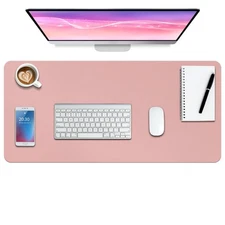 Leather Desk Pad ProtectorNon-Slip Mouse PadLaptop Desk PadOffice Mouse MatWa...