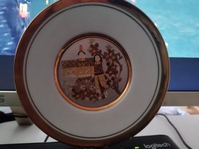 The Japanese Floral Calendar Chokin Plate Collection Girl s Day Festival