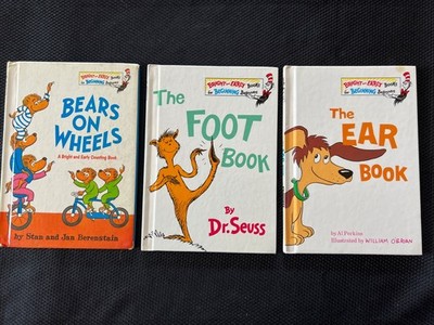 Lot Of 3 Bright And Early Books For Beginning Beginners Dr Seuss Books