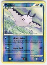MANTINE 45/123 UNCOMMON HEARTGOLD & SOULSILVER POKEMON REVERSE HOLO LP