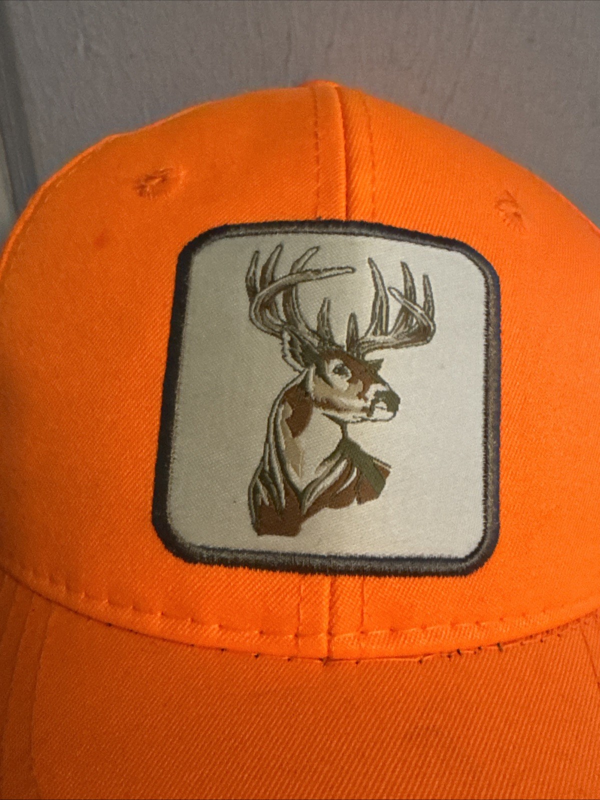 Cabela’s Hunter Orange SnapBack Adjustable Hat Ca… - image 2
