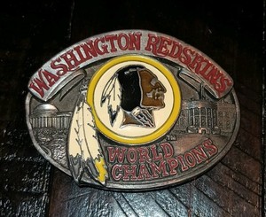Washington Redskins 記念バックル Washington Redskins 記念バックル Vintage Washington Redskins Belt