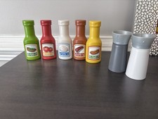 STEP 2 kitchen Condiments Lot Replacement Ketchup Mustard Mayo Salt Pepper