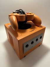 Custom Nintendo Dol-001 Gamecube Home Console - Region Unlocked - Spice Orange Custom Nintendo Dol-001 Gamecube Home Console - Region Unlocked - Spice Orange