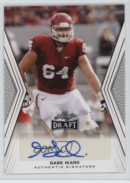 2014 Leaf Draft Gabe Ikard #A-GI1 Auto 1gf1