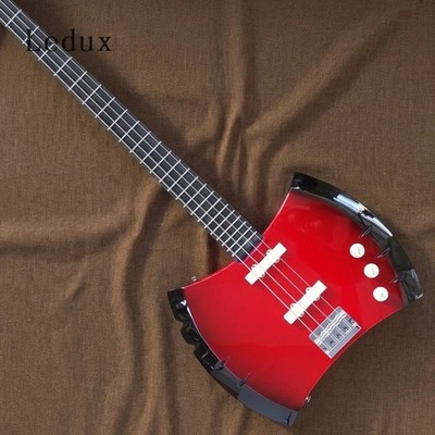 Adventure Time Marceline's Axe Electric Bass Guitar Solid Basswood Body 4 String