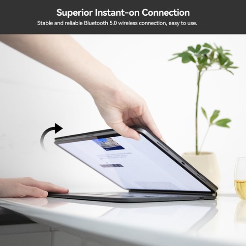 Magic-Style Keyboard Case for 2024 iPad Air 13(M2) and iPad Pro 12.9 (6th/5th... - Picture 5 of 9