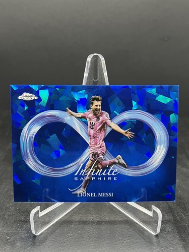 2025 Topps Chrome Sapphire MLS Soccer Lionel Messi Infinite Sapphire SP #IS-10