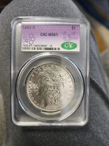 1883-O Morgan Silver Dollar CAC MS 61