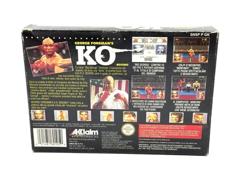 SNES George Foreman KO BOXING New Game Nintendo Knockout# PAL,NIB FS - Picture 3 of 5