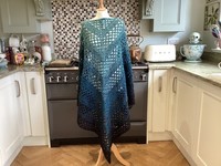 Handmade crochet womens shawl/wrap  - New