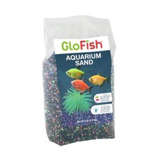 GloFish Aquarium Sand 5 lbs - Black with Fluorescent Highlights for Aquariums