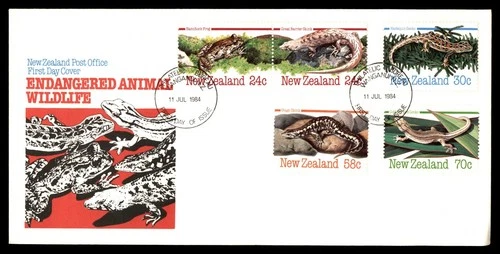 Mayfairstamps New Zealand FDC 1984 endangered animal wildlife First Day Cover aa