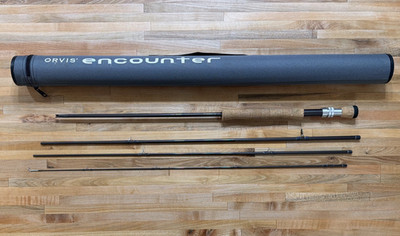 Orvis Encounter 4 pc Fly Rod w/ Storage Case- 9ft 6wt- Broken Ferrule