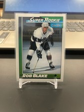 1991-92 O-Pee-Chee Hockey #6 Rob Blake Super Rookie